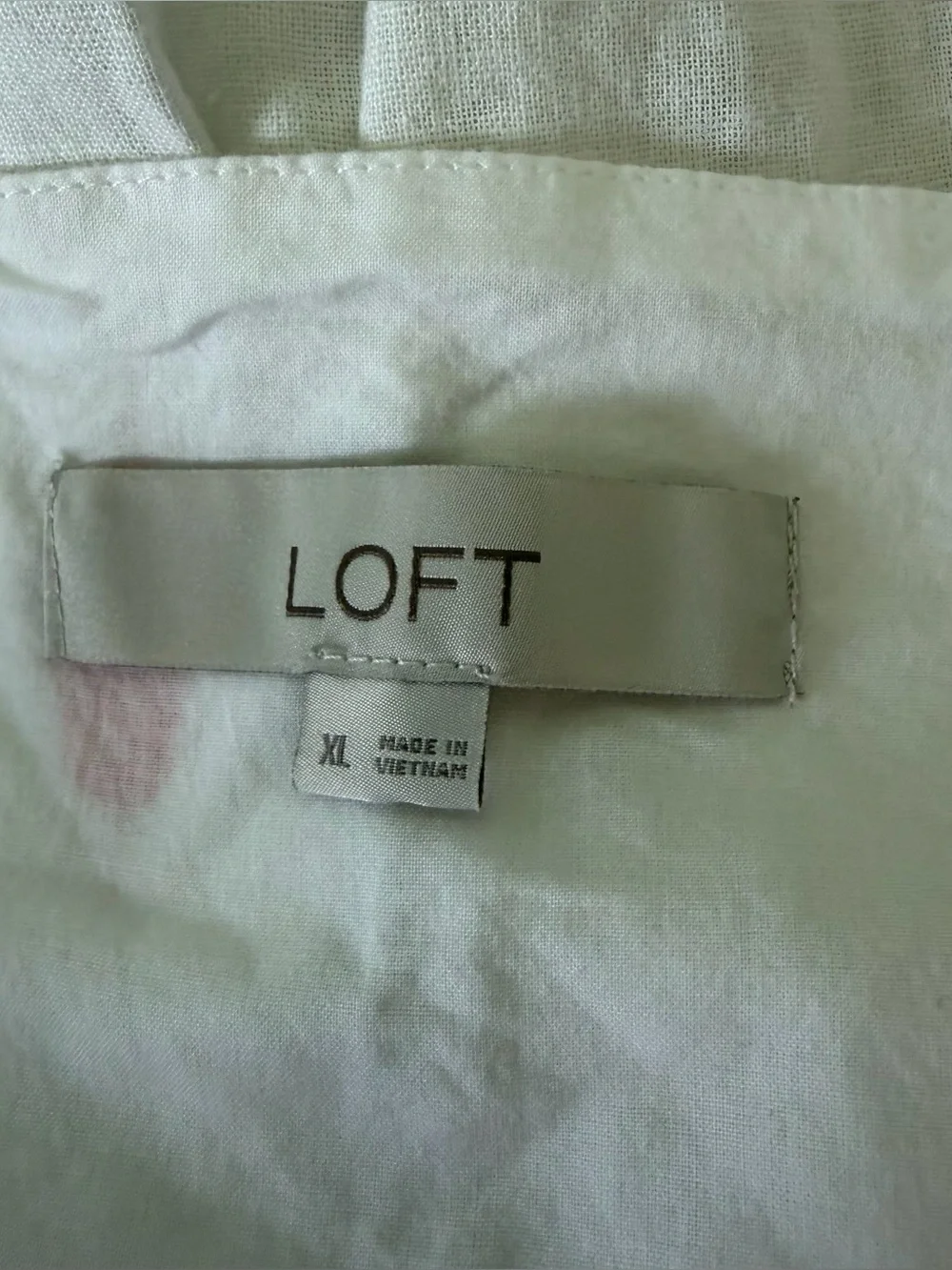 LOFT Buoy Linen Cotton Strappy Mini Pocket Dress Women’s XL